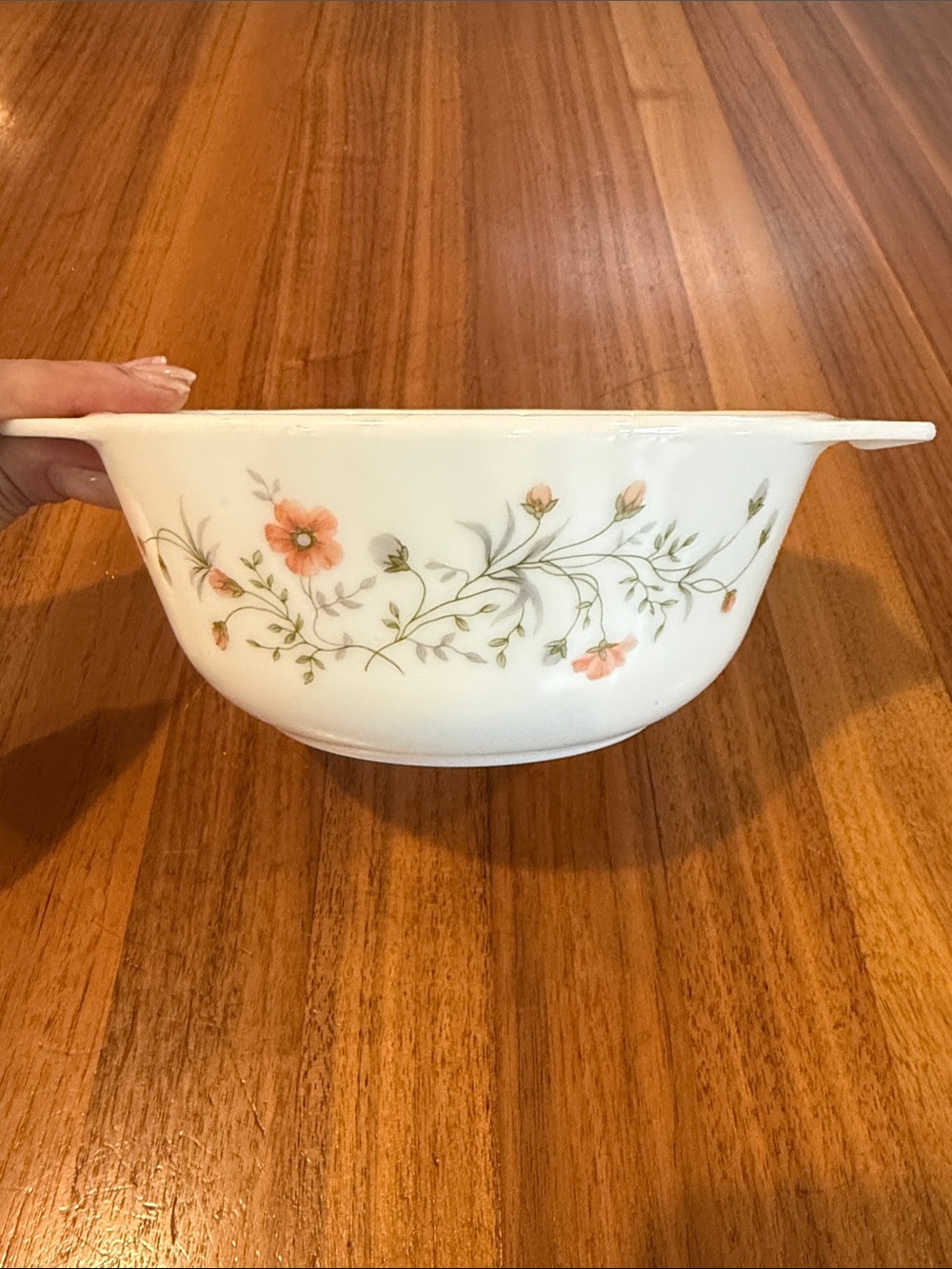 Vintage Pyrex Emily Spring Garden England Casserole Dish